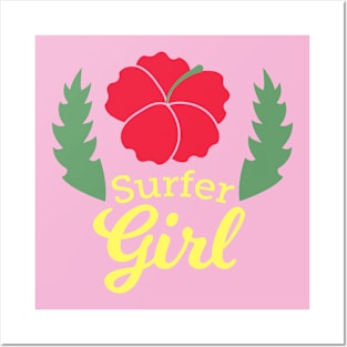 Surfer Girl Posters and Art